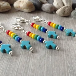 New 5er-Set farbenfrohe Gastgeschenke / Mitbringsel / Mitgebsel / Charms Gastgeschenke
