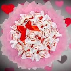 Best Essbarer Blumenstrauß- Handgemachtes personalisiertes Geschenk für Männer, Frauen. Strauß aus Pralinen, Raffaello Geschenke
