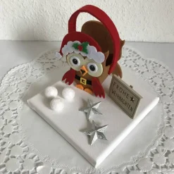 Outlet Eule Geldgeschenk Weihnachten Weihnachtsdeko Sterne Geld Gutschein Weihnachtsgeschenk Filz-Tasche Holz Geldgeschenke
