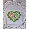 Best Exklusive Valentinskarte in Herzform mit Blüten in edler Kartenbox – Handgemacht & Verziert Valentinstagskarten