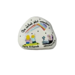 Gedenksteine|Sentimentina Familienstein - Wohnt jetzt woanders  - Ein einzigartiger, individueller Trauerstein