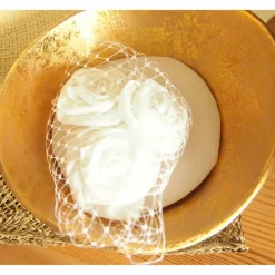 Haarschmuck & Kopfputz|Tina-K-Hüte Fascinator Rosen und Schleier