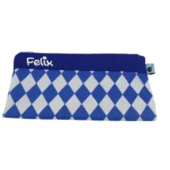 Federmäppchen|Mein Name Federmäppchen Bayernroute mit Namen personalisiert Mäppchen Schulmäppchen Brillenetui Schlampermäppchen Etui