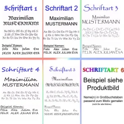 Sale Federmäppchen inkl. Inhalt Motiv Dino mit Name / personalisierbar / Dinosaurier / T-Rex / Stegosaurus Kinder Federmäppchen
