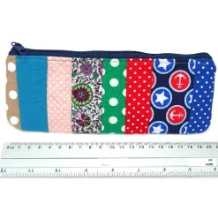 Federmäppchen|bunt-mixx-DESIGN Federmäppchen kunterbunt Patchwork Stil Stifteetui Universaltäschchen Schulanfang Kosmetiktasche, by BuntMixxDESIGN