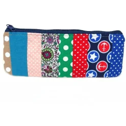 Federmäppchen|bunt-mixx-DESIGN Federmäppchen kunterbunt Patchwork Stil Stifteetui Universaltäschchen Schulanfang Kosmetiktasche, by BuntMixxDESIGN