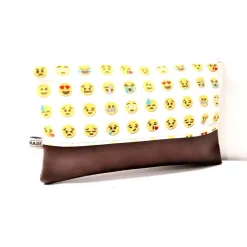 New Federmäppchen, Mäppchen mit  Emojis Kinder Federmäppchen