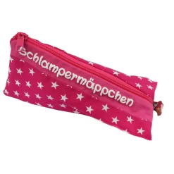 Federmäppchen|Mein Name Federmäppchen Sterne Pink mit Namen personalisiert Mäppchen Schulmäppchen Schlamperle Brillenetui Schlampermäppchen