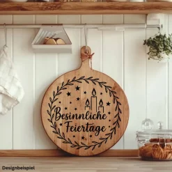 Sale Fensterbild Kranz Aufkleber Besinnliche Feiertage| Winterzeit Deko für Advent und Weihnachten, Exklusiv Sticker & Aufkleber