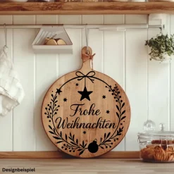 Online Fensterbild Kranz Aufkleber Frohe Weihnachten | Winterzeit Deko für Advent und Weihnachten, Exklusiv Sticker & Aufkleber