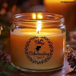 Sticker & Aufkleber|frickelfrieda Fensterbild Kranz Aufkleber Nikolausstiefel Nikolaustag | Winterzeit Deko Adventzeit und Nikolaus , Exklusiv