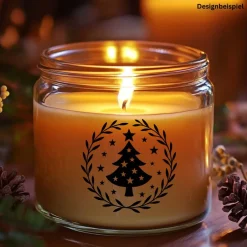 Sticker & Aufkleber|frickelfrieda Fensterbild Skandi Stil minimalistischer Aufkleber Tannenbaum | Winterzeit Deko für Advent und Weihnachten, Exklusiv