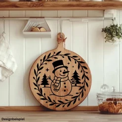 New Fensterbild Skandi Stil minimalistischer Aufkleber Schneemann | Winterzeit Deko für Advent und Weihnachten, Exklusi Sticker & Aufkleber