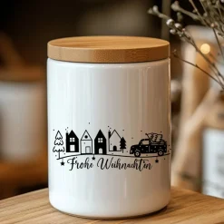 Hot Fensterbild Weihnachtsszene Weihnachtsdekoration Sticker Aufkleber 2 Farben 3 Größen auch in XXL Sticker & Aufkleber