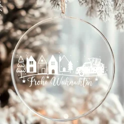 Hot Fensterbild Weihnachtsszene Weihnachtsdekoration Sticker Aufkleber 2 Farben 3 Größen auch in XXL Sticker & Aufkleber
