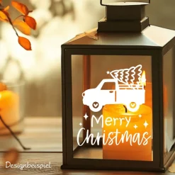 Outlet Fensterdeko Advent Weihnachten Fensterbild Weihnachtsdekoration Sticker merry christmas 2 Farben 3 Größen Sticker & Aufkleber