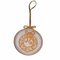Clearance Fensterschmuck für Weihnachten Adventskranz bestickte Fensterbilder im Stickrahmen mittelgroß Weihnachtsdeko X-Mas weihnachtliche Dekoration Weihnachtsdeko