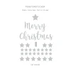 Sale Fenstersticker  "Merry Christmas tree" Weihnachtsbaum, Sterne satiniert, Glasdekorfolie Sticker & Aufkleber
