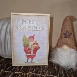 Weihnachtskarten|Teufelinchens_Ideen_Shop Festliche Geschenkkarten / Tannenbaum Grußkarte / Weihnachtsmann Karte / Weihnachtspostkarte mit Santa Motiv