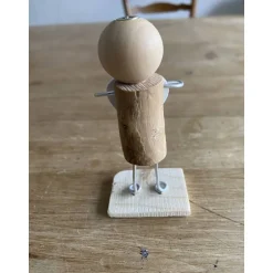 Geschenke|Schlüter Home Design Figur mit Herz, Geschenk für liebe Freunde, kleines Mitbringsel, Holzfiguren