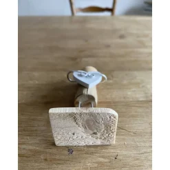 Geschenke|Schlüter Home Design Figur mit Herz, Geschenk für liebe Freunde, kleines Mitbringsel, Holzfiguren