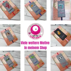 Einschulung|Carisma - made with love Filz Lesezeichen Drache, Einschulungsgeschenk