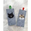 Hot Filz Lesezeichen Katze, Einschulungsgeschenk Kinder Einschulung