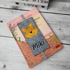Hot Filz Lesezeichen Katze, Einschulungsgeschenk Kinder Einschulung