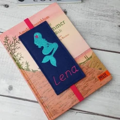 Outlet Filz Lesezeichen Meerjungfrau, Einschulungsgeschenk Kinder Einschulung