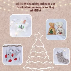Outlet Filz Tannenbaum als Geldgeschenk | Gutschein Verpackung | Wunscherfüller | Mitbringsel Geldgeschenke