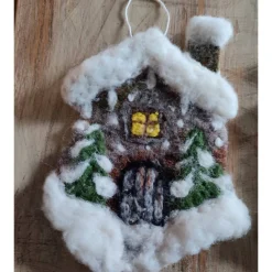 Best Filzhaus,  Weihnachtsdeko, handgefilzt Weihnachtsdeko
