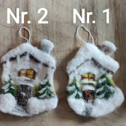 Best Filzhaus,  Weihnachtsdeko, handgefilzt Weihnachtsdeko