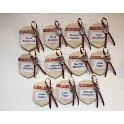 Accessoires|krissimissi Filz-Wappen, Trachten-Brosche , Namensschild, Namensträger, Wappen-Anstecker Wunschbeschriftung, personalisiert