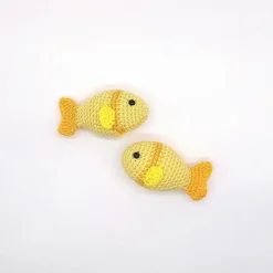 Best Fisch gehäkelt, Amigurumi, 100 % Baumwolle, als Dekoration zur Taufe, Konfirmation, Geburtstag oder Babyparty, Wunschfar Gastgeschenke