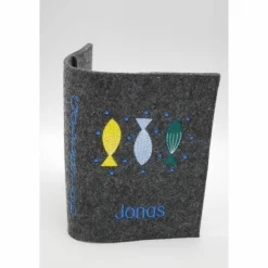 Best Fische Gebetbuch Hülle Geschenk Kommunion Firmung Rosenkranz religiös personalisierbar Gotteslobhülle