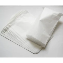 Best Flachbeutel, Papiertüten, 24 Papierflachbeutel, 24 Geschenktüten, Papiertüten weiß,Geschenkverpackung, Adventskale Bastelzubehör