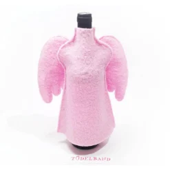 Flaschenengel Flaschenüberzug...rosa... Geschenkverpackungen