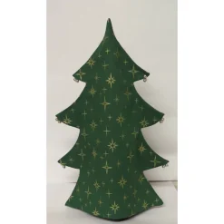 Clearance Flaschenhülle Tannenbaum in grün-gold Weihnachtsdeko