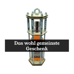Geschenke Für Männer|GET YOUR BOXX Flaschenkäfig DIY-Bausatz | Lustiges Geschenk für Männer & Frauen | Geburtstag, Party, Mitbringsel | Für 0,7L Flaschen