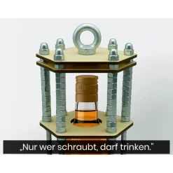 Geschenke Für Männer|GET YOUR BOXX Flaschenkäfig Geschenk für Männer – Originelle Geschenkidee & Geschenkverpackung aus Holz