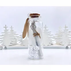 Flaschenpost, Tante Geschenk Weihnachten, Karte für die Tante, weihnachtliche Postkarte Weihnachtskarten
