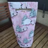 Hot Flaschentasche 38x10x8 cm – Geschenktasche Flaschenbeutel mit Pinguin Motiv Geschenkverpackungen
