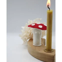 Dekoration|Katjas Blumenkinder Fliegenpilz Stecker - Glückspilz - Jahreszeitentisch - Geburtstagsring - Stecker - Art.Nr. HE14