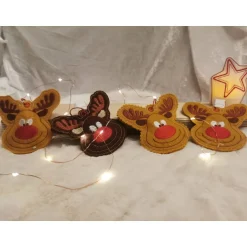 Sale Füllobjekt Rentier Dieter aus Filz – Geschenkverpackung & Adventskalender ITH Säckchen & Beutel