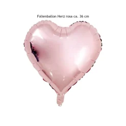 Dekoration|AmOlenDiek Folienballon Herz 36 cm Rosa