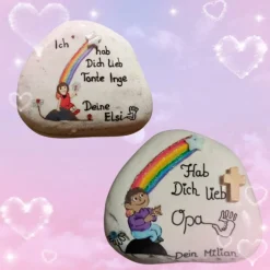 Discount Für immer und ewig - Dieser Stein sagt 'Ich liebe dich - Ein einzigartiger, individueller Trauerstein Gedenksteine