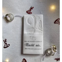 Accessoires|Miet-Fabrikcs Freudentränen Hochzeit Taschentücher Banderolen,Banderolen als Deko für Gäste-Taschentücher,