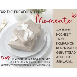 Outlet Freudentränen Taschentücher Hüllen - Verpackung für Hochzeit Taschentuch Hochzeitsdeko