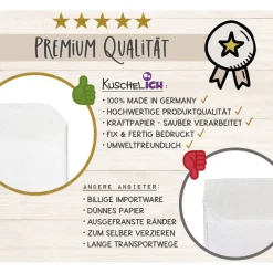 New Freudentränen Taschentücher Hüllen - Verpackung für Hochzeit Taschentuch Hochzeitsdeko