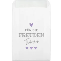Discount Freudentränen Taschentücher Hüllen - Verpackung für Hochzeit Taschentuch Hochzeitsdeko
